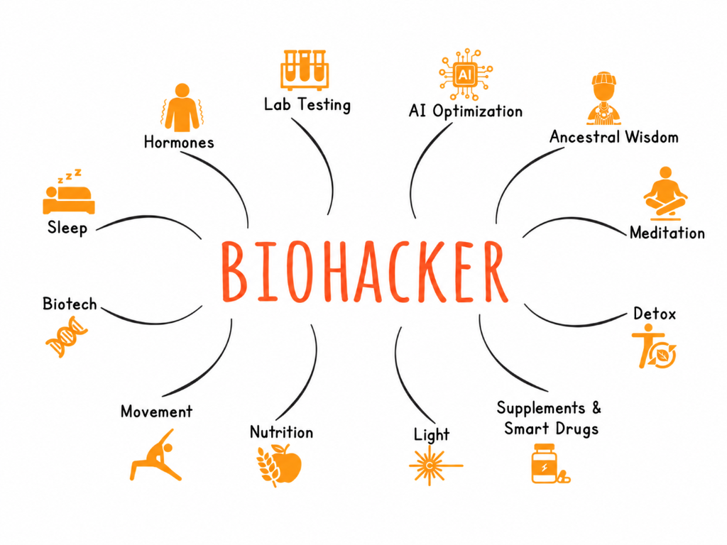 Biohacking Mindset Infographic
